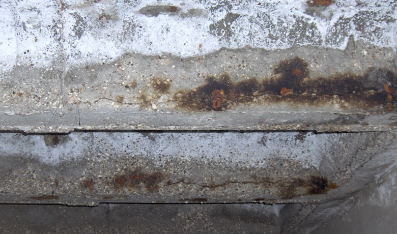 Identifying And Treating Corrosion in Reinforced Concrete Structures - water ingress