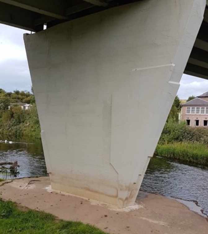 Case studies of hybrid and galvanic systems on bridge structures - whiteadder floor water markings CROPPED