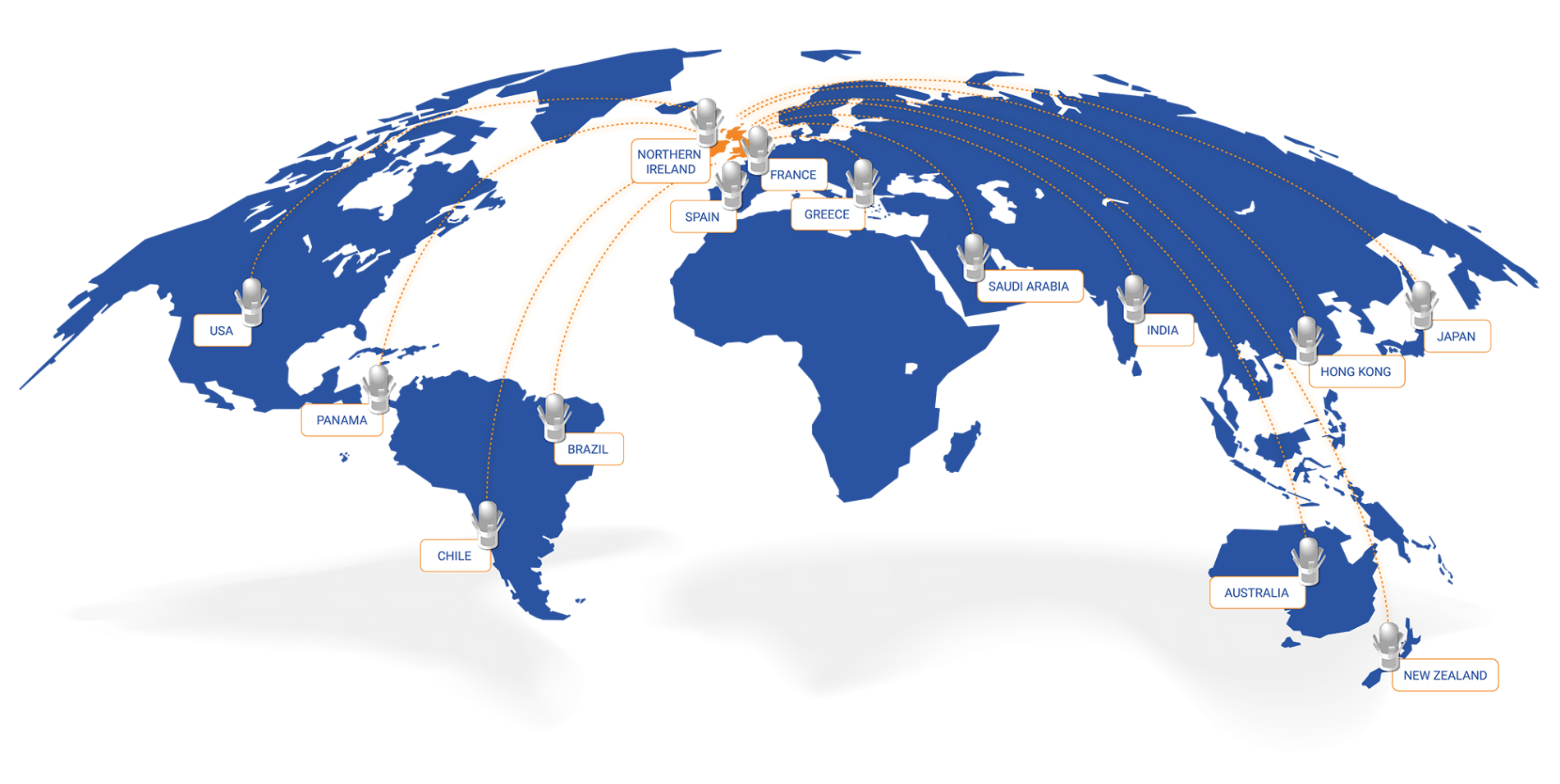 CPT Global Distribution Map